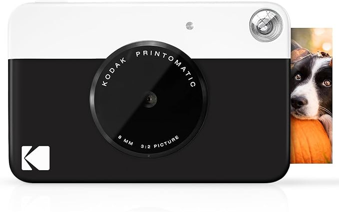 KODAK Printomatic Digital Instant Print Camera - Full Color Prints On Zink 2x3" Sticky-Backed Pho... | Amazon (US)