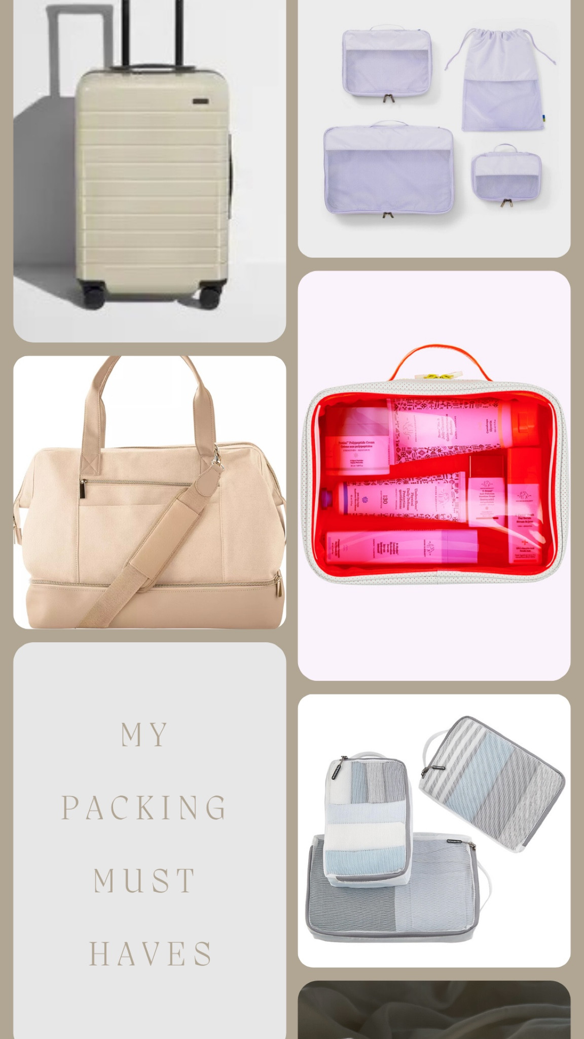 My packing MUST haves! 
Starting with the outer aka the luggage & accessories I won’t leave home without! 

#LTKTravel #LTKSummerSales #LTKHome