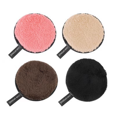 Unique Bargains Round Facial Sponges 4 Pcs 3.94" | Target