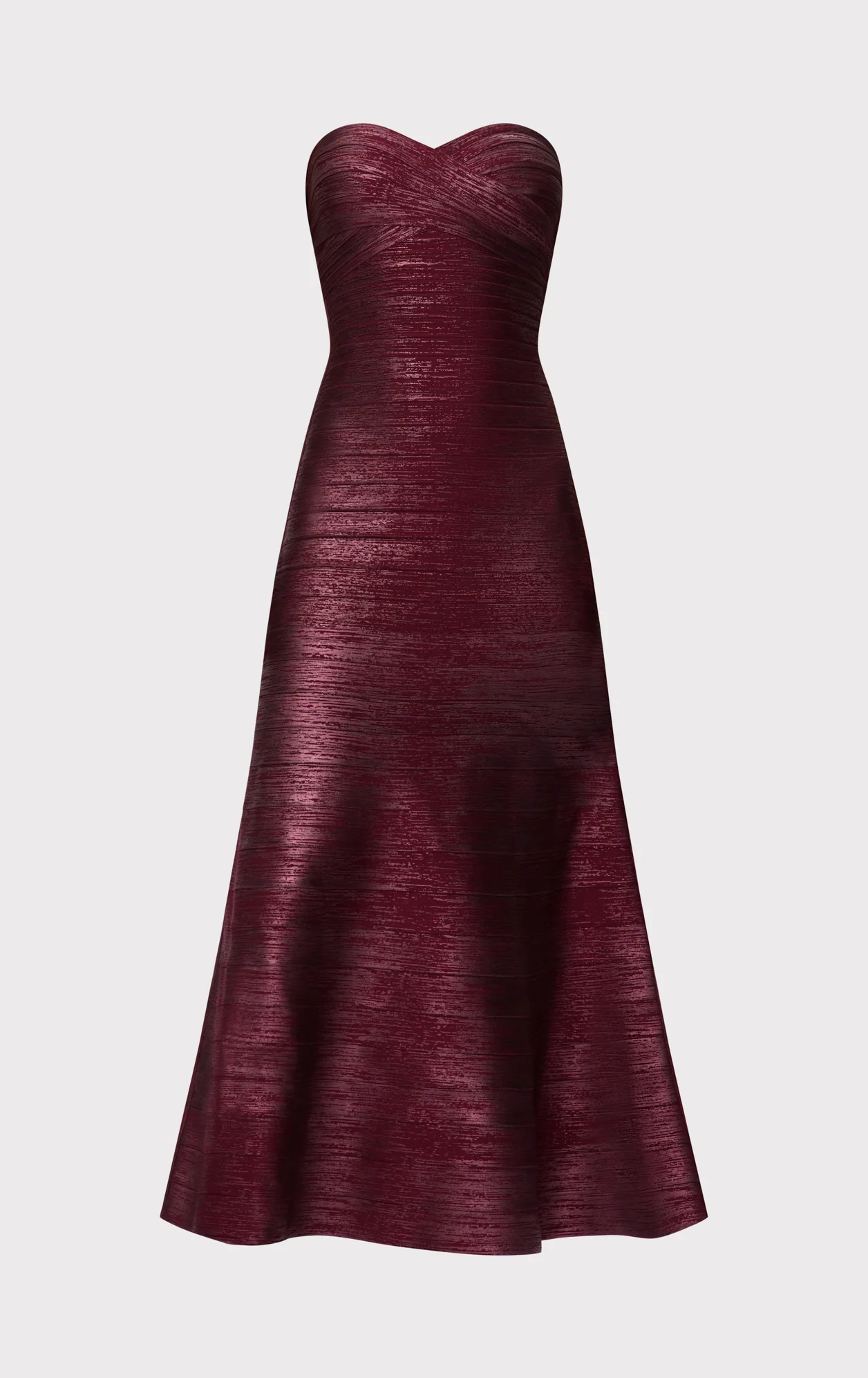 THE METALLIC SARA GOWN | Herve Leger