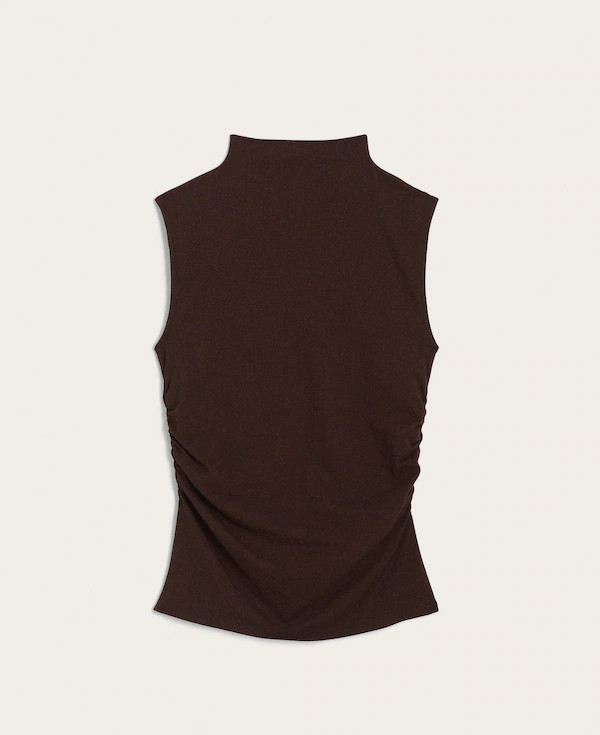 Ruched Mockneck Tank | Madewell