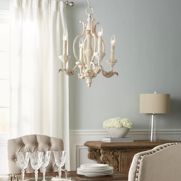 Padula 4-Light Candle Style Classic / Traditional Chandelier | Wayfair North America