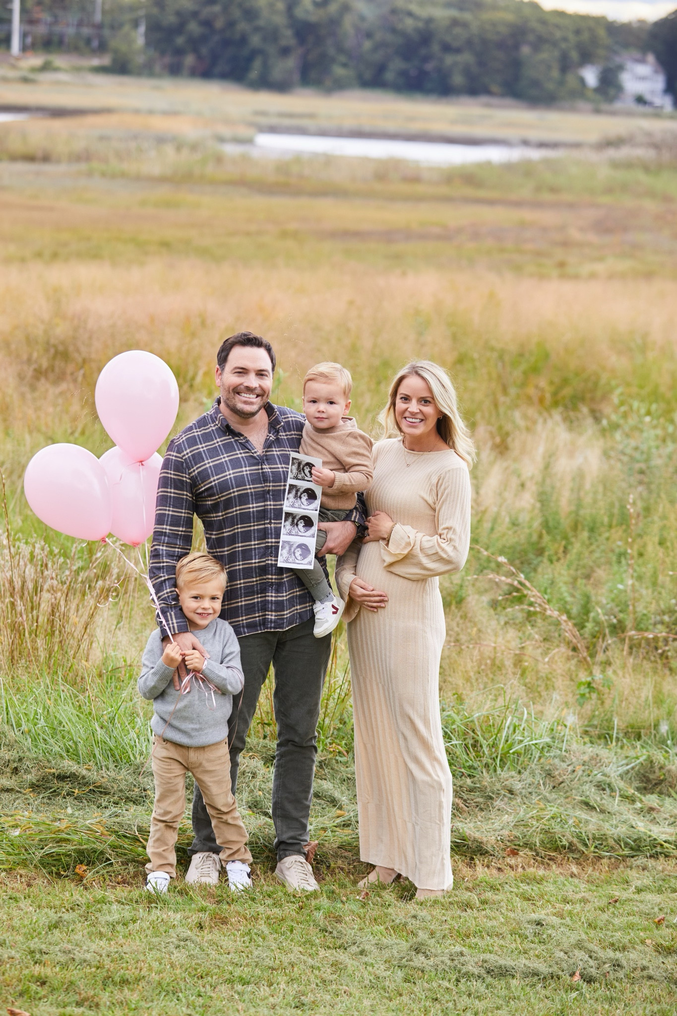 So excited to finally share we’re expecting baby #3! This sweater dress was perfect for our announcement photos. Wearing size XS & I’m 5’5

bump, fall family photo, pregnancy, maternity 

#LTKfamily #LTKSeasonal