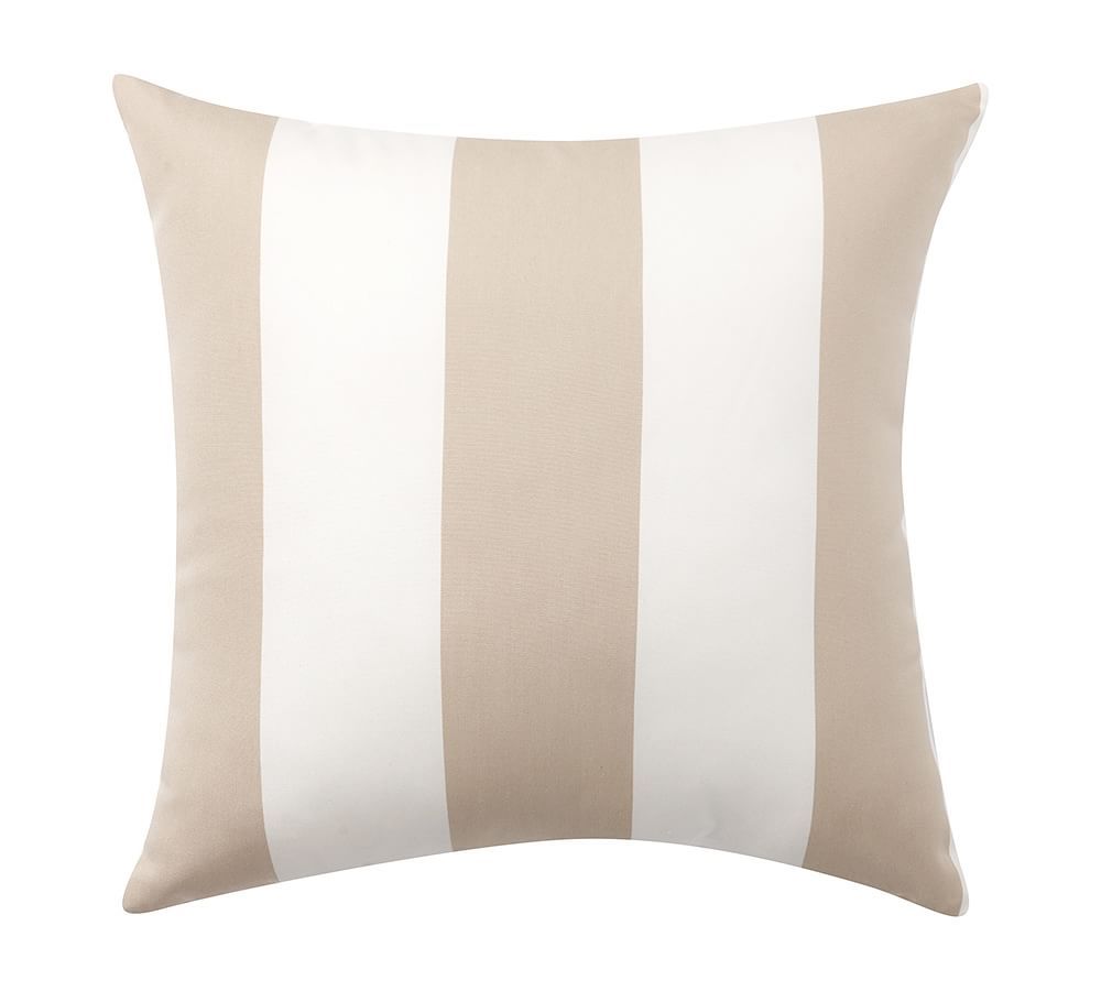 Sunbrella® Awning Striped Indoor/Outdoor Pillows | Pottery Barn (US)