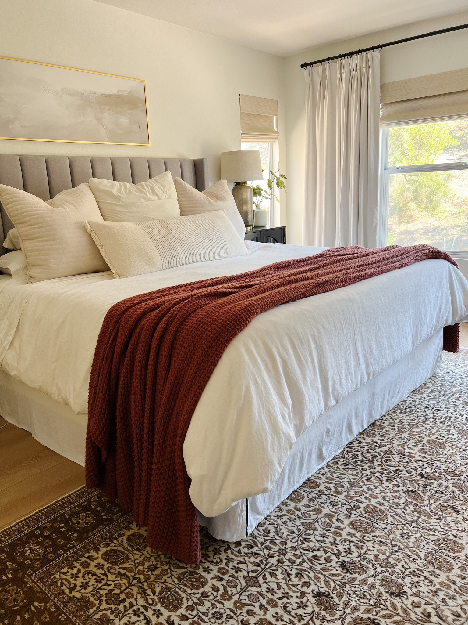 Cozy Transitional Primary Bedroom

#LTKstyletip #LTKhome #LTKSeasonal