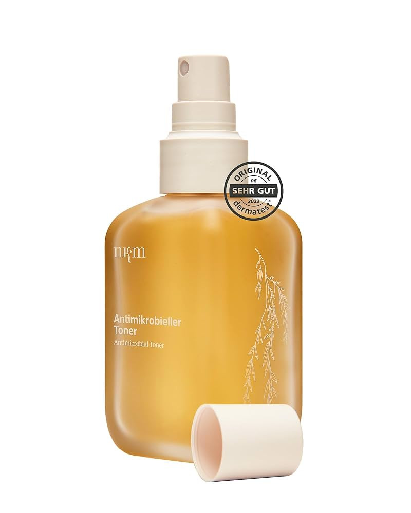 nkm Naturkosmetik München Antimikrobieller Toner - 100 ml - Toner Gesicht mit Salicylsäure - An... | Amazon (DE)
