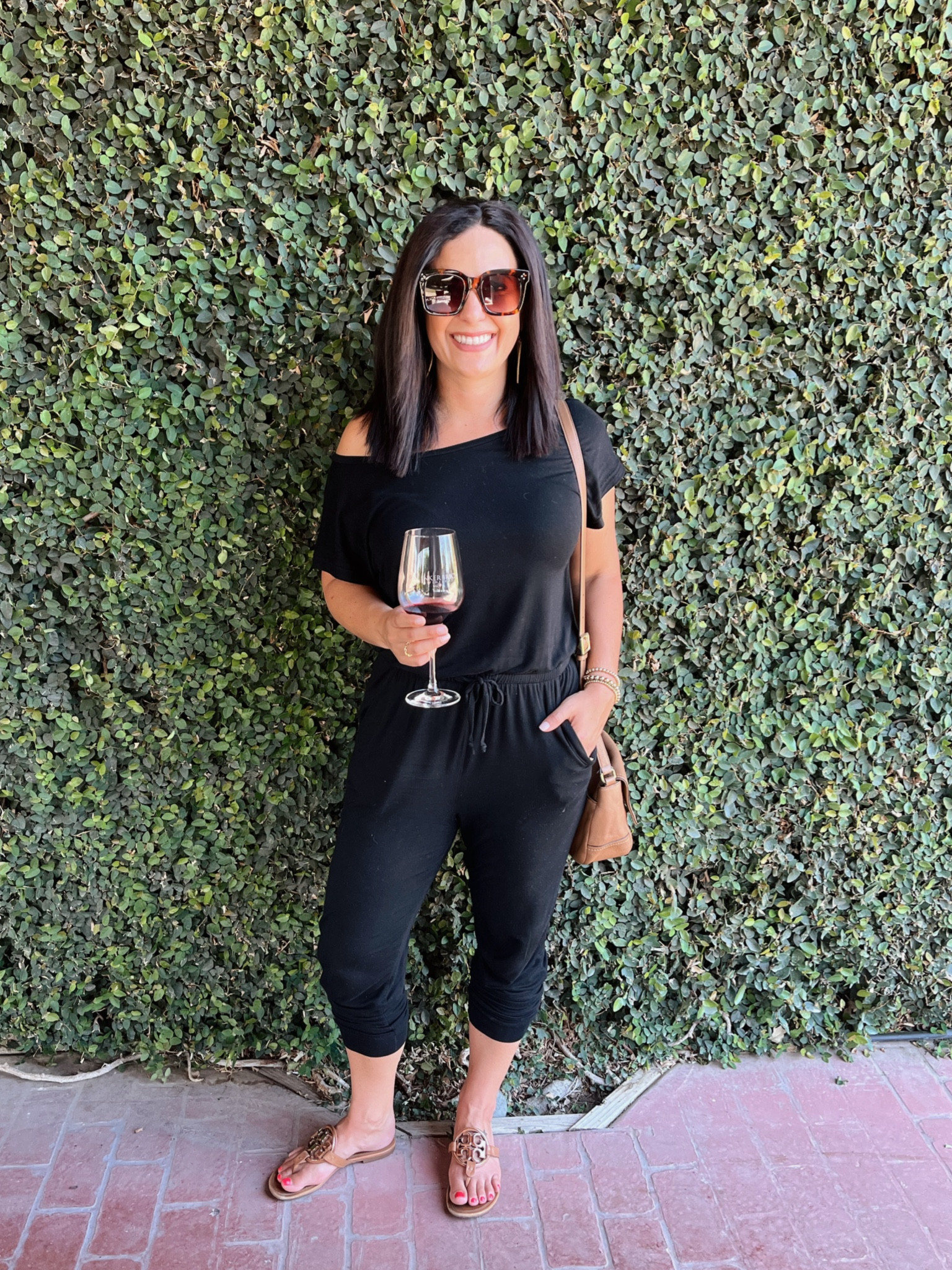 Fun time wine tasting this weekend. This comfy off the shoulder jumpsuit was perfect! I’m wearing a small for reference.

#LTKtravel #LTKunder50 #LTKstyletip