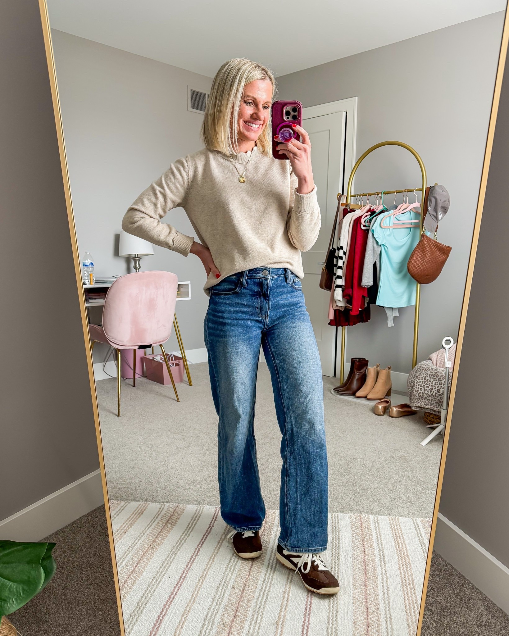 What I wore this week! 
Sweater- small
Jeans- 25/28"

#LTKOver40 #LTKPetite #LTKootd
