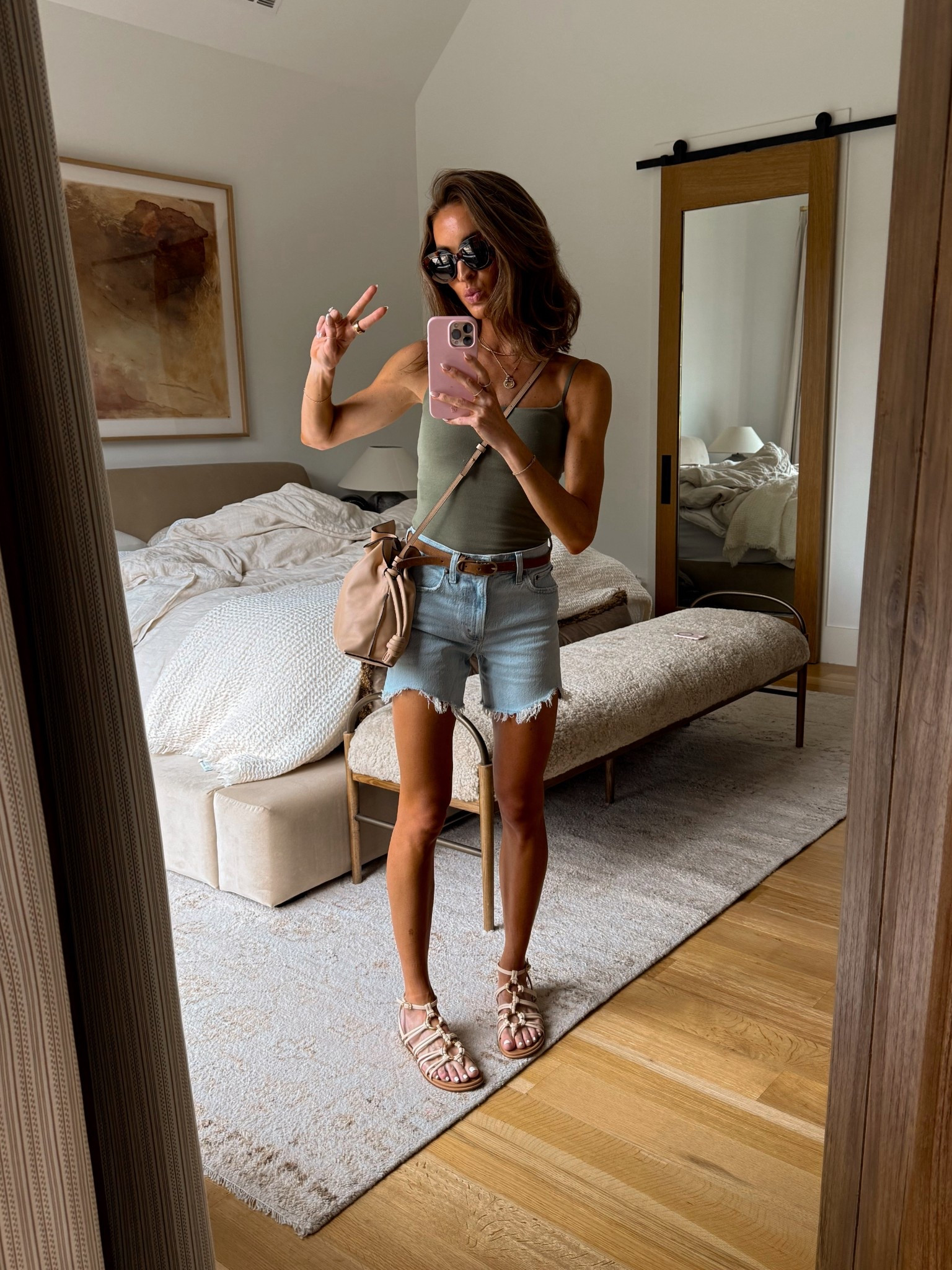 my fave bra free bodysuit + shorts both on major sale! 😍 code AFSUMMER 