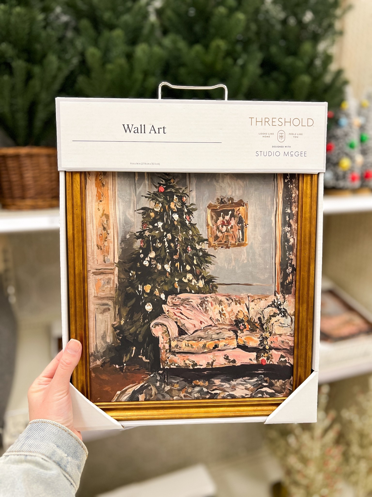 This wall art from Target is giving vintage Ralph Lauren Christmas 🎄✨ (and it's going in my kitchen immediately) 

Target Home, Christmas wall art, Target finds, Christmas 2025 

#LTKHome #LTKFindsUnder50 #LTKHoliday