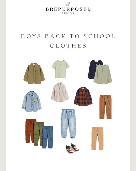 The cutest back to school clothes for the boys in your life! 

#LTKBacktoSchool