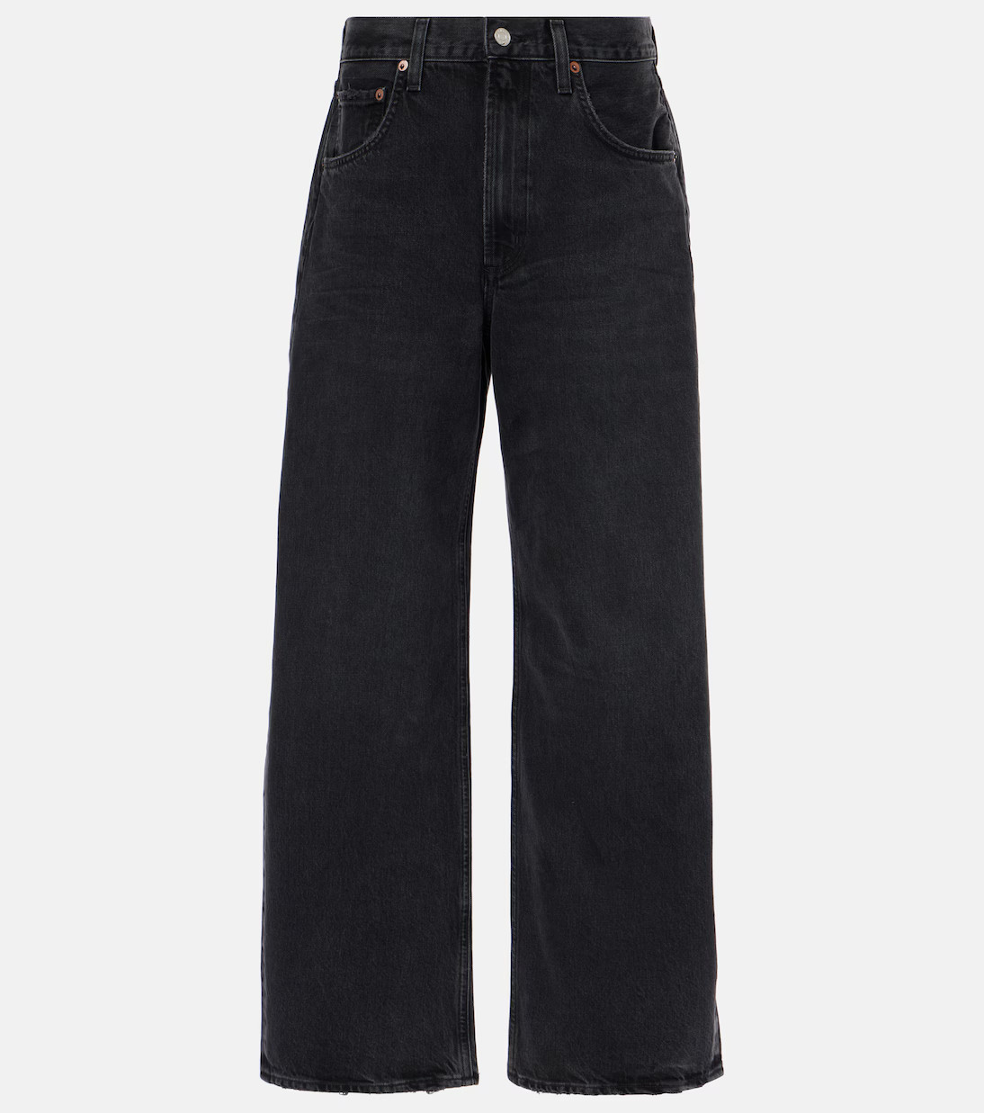 Low Curve mid-rise barrel-leg jeans | Mytheresa (UK)
