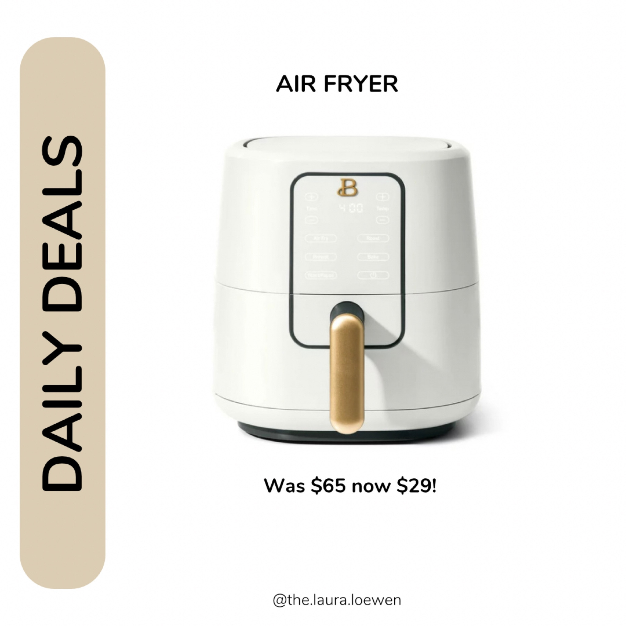 Beautiful 3 Qt Air Fryer with … curated on LTK