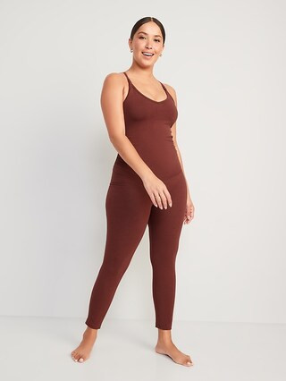 Maternity PowerChill Sleeveless 7/8-Length Jumpsuit | Old Navy (US)