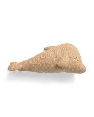 7x20 Shaped Straw Dolphin Pillow | TJ Maxx