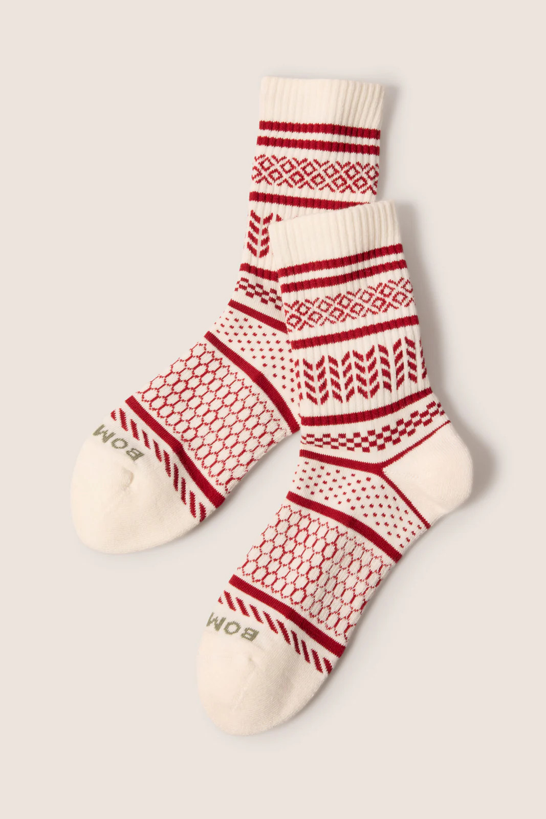 Checkered Fairisle Half Calf | Evereve