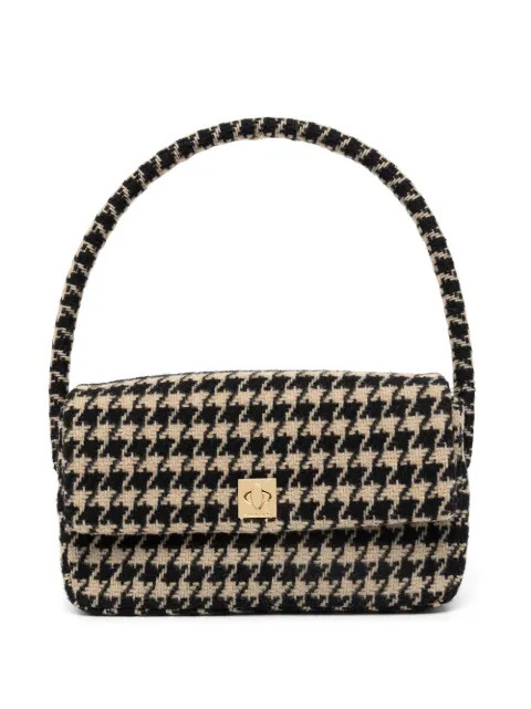 ANINE BINGNico houndstooth logo-clasp shoulder bag | Farfetch Global