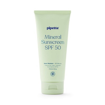 Pipette Mineral Sunscreen - SPF 50 - 6 fl oz: Whole Body, Paraben-Free, Vegan, Zinc Oxide | Target