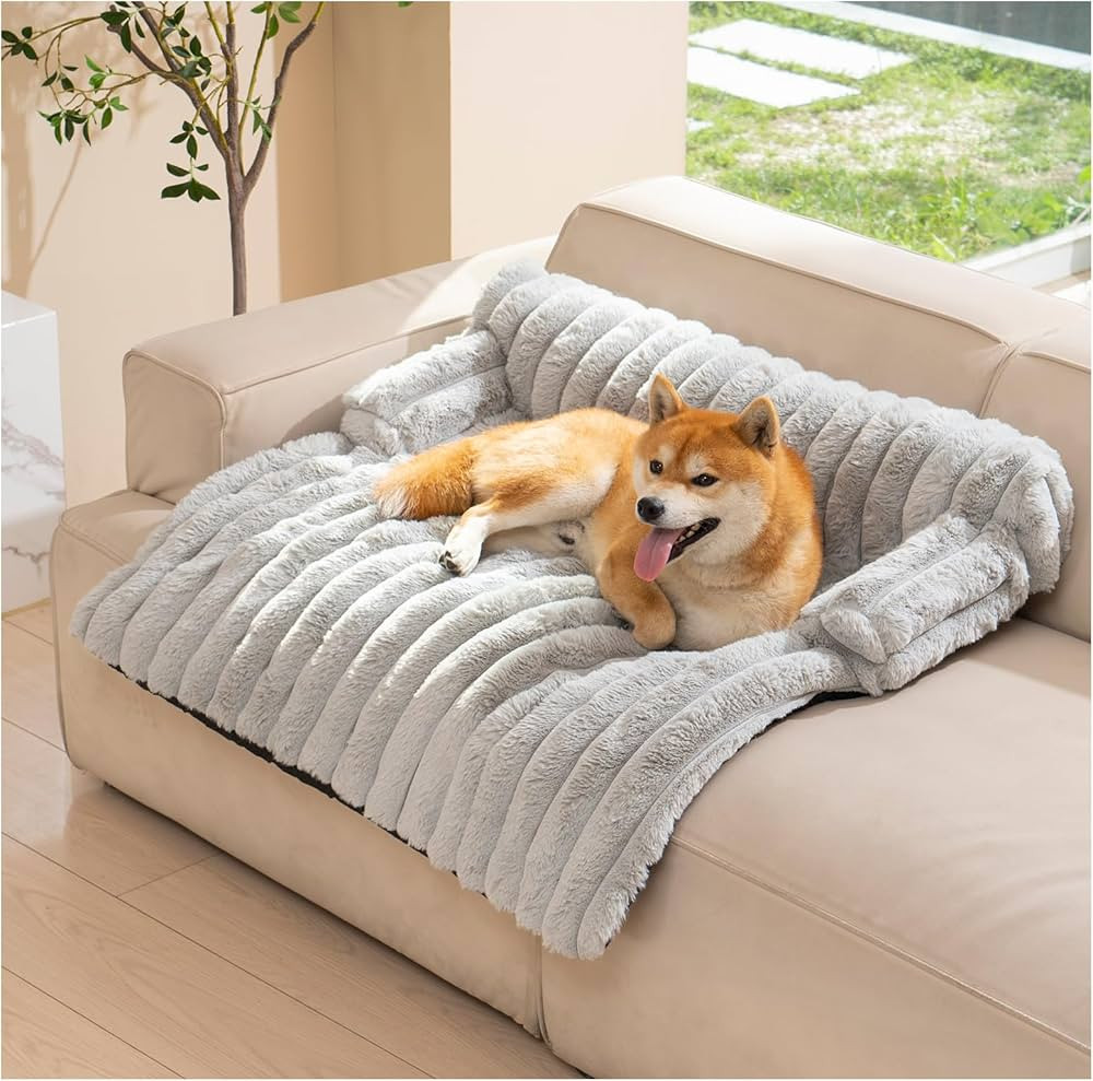 Avont Dog Bed for Couch, Fluffy Pet Mat for Sofa Furniture Protector for Small Medium Large Dogs ... | Amazon (US)