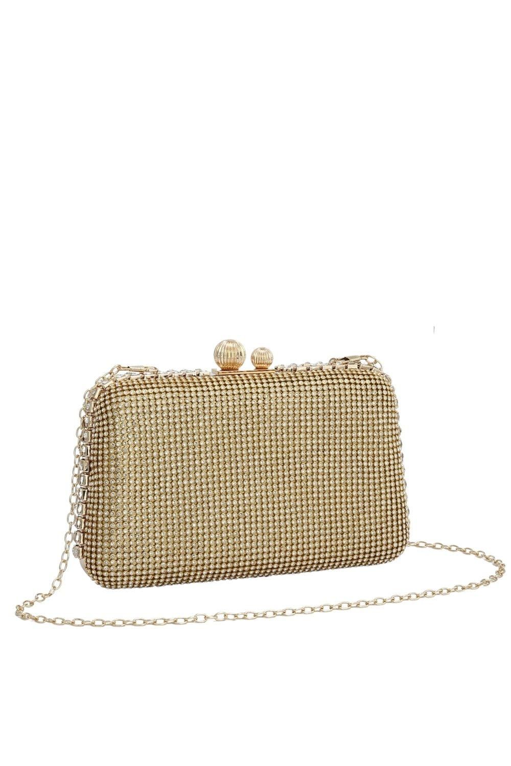 Bags & Purses | Delicada Diamond Embellished Clutch Evening Bag | Fontanella Fashion | Debenhams UK