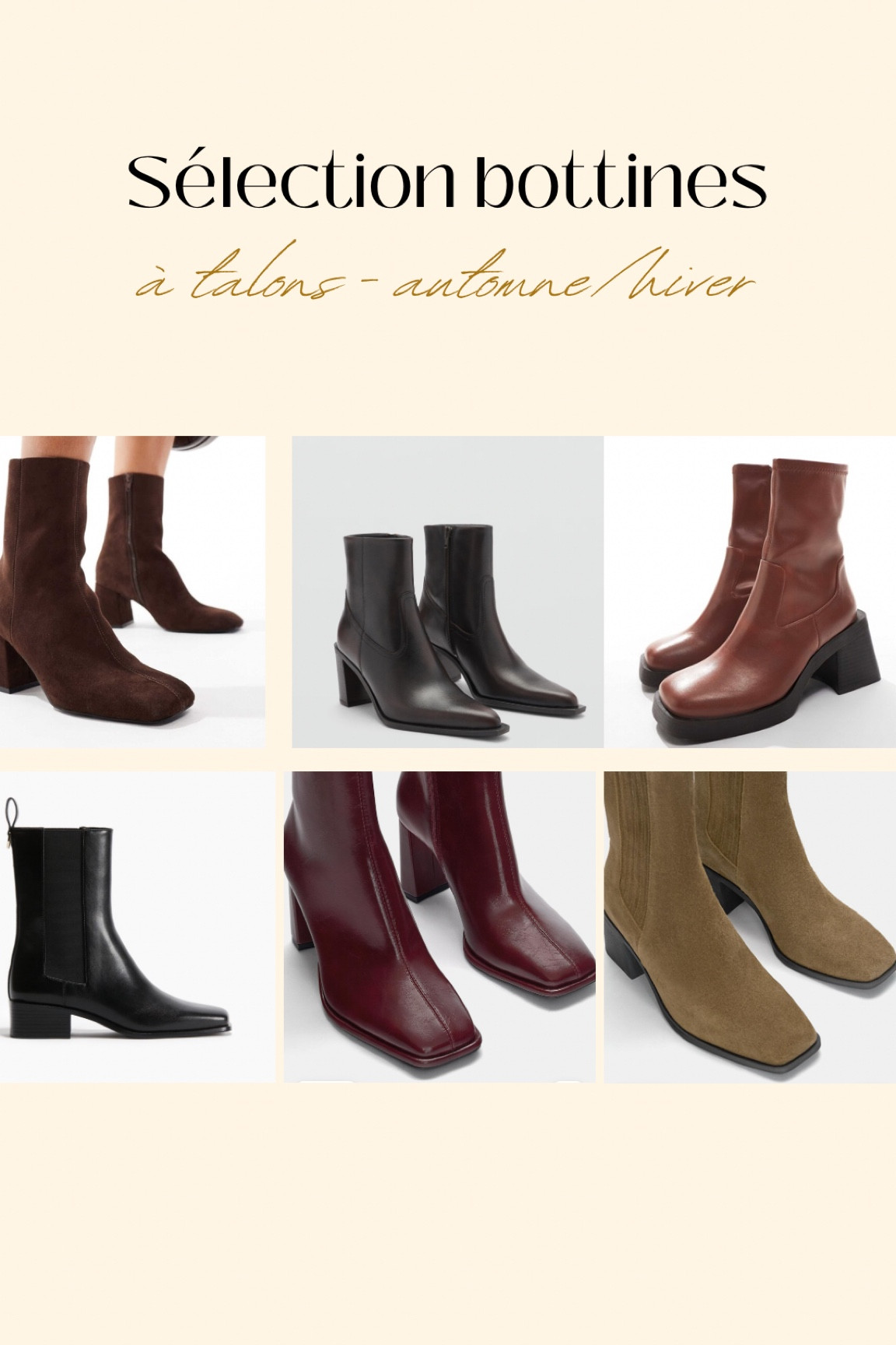 Sélection bottines - Automne / hiver 

#LTKstyletip #LTKshoes #LTKautumn