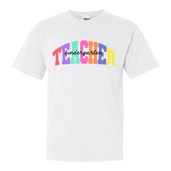 'Teacher Block' T-Shirt | United Monograms