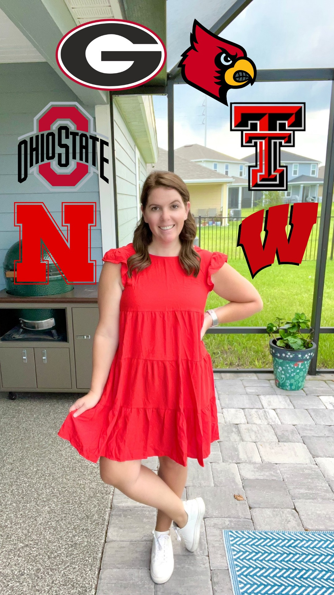 Looking for a perfect red dress?! This one is a winner and it it’s perfect for gameday! The dress runs TTS and it $40.99!

If you love this dress, but red isn’t your team color, no problem! This dress comes in almost 30 color options, so grab your team color for the next game!

#LTKSaleAlert #LTKMidsize #LTKSeasonal