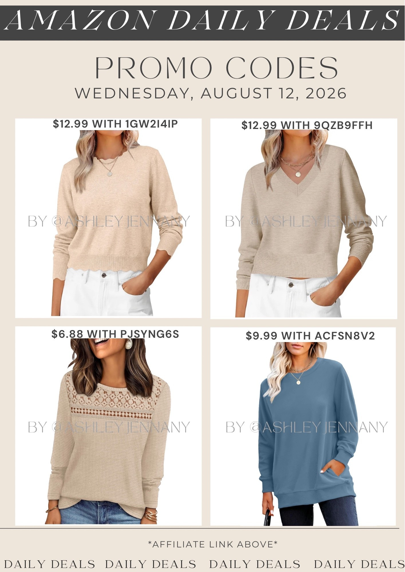 Amazon deals

#LTKSaleAlert #LTKMidsize #LTKSeasonal