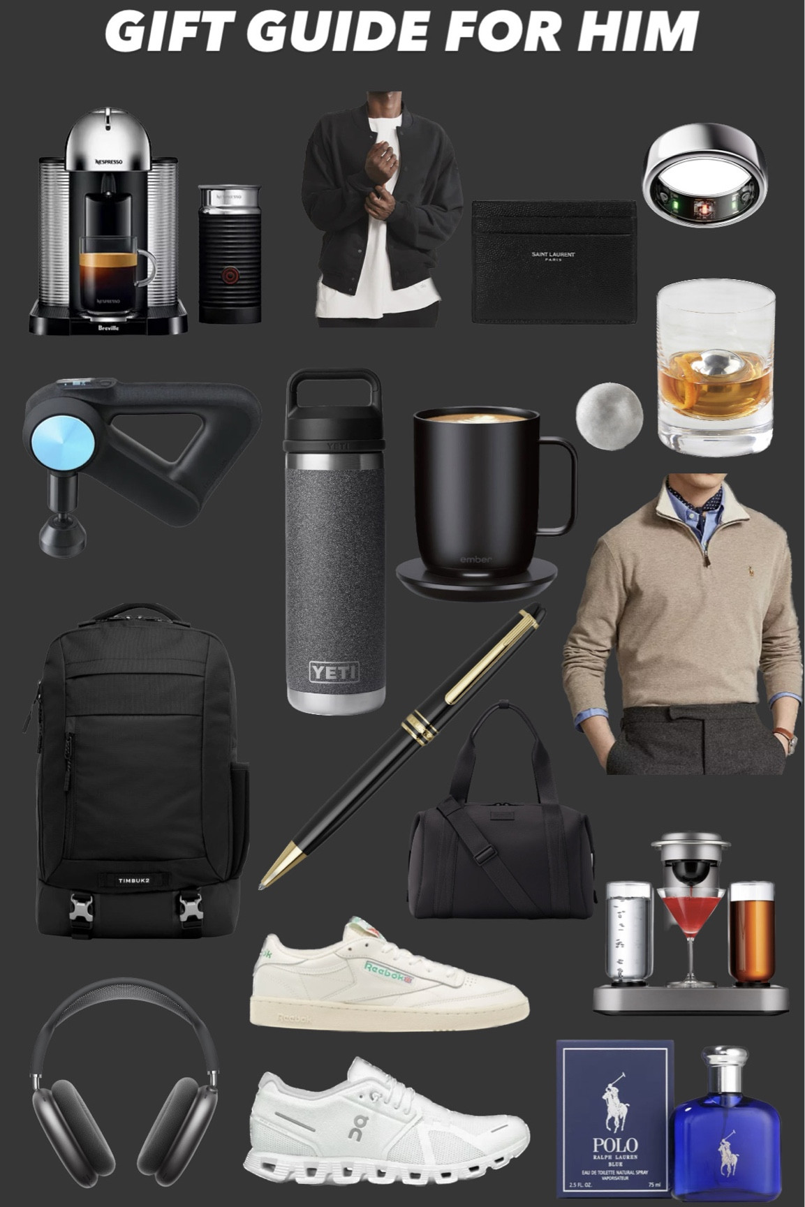 Gift guide for him 🖤 

#LTKfamily #LTKCyberWeek #LTKGiftGuide
