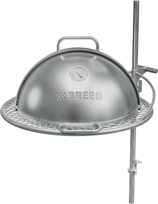 Breeo Grill Dome and Outpost Grill Bundle – Hinged Stainless Steel Dome w/Built-in Thermometer,... | Amazon (US)