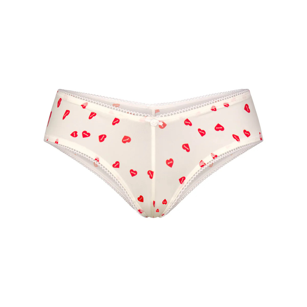 FITS EVERYBODY PICOT TRIM TANGA | RUBY HEART PRINT | SKIMS (US)