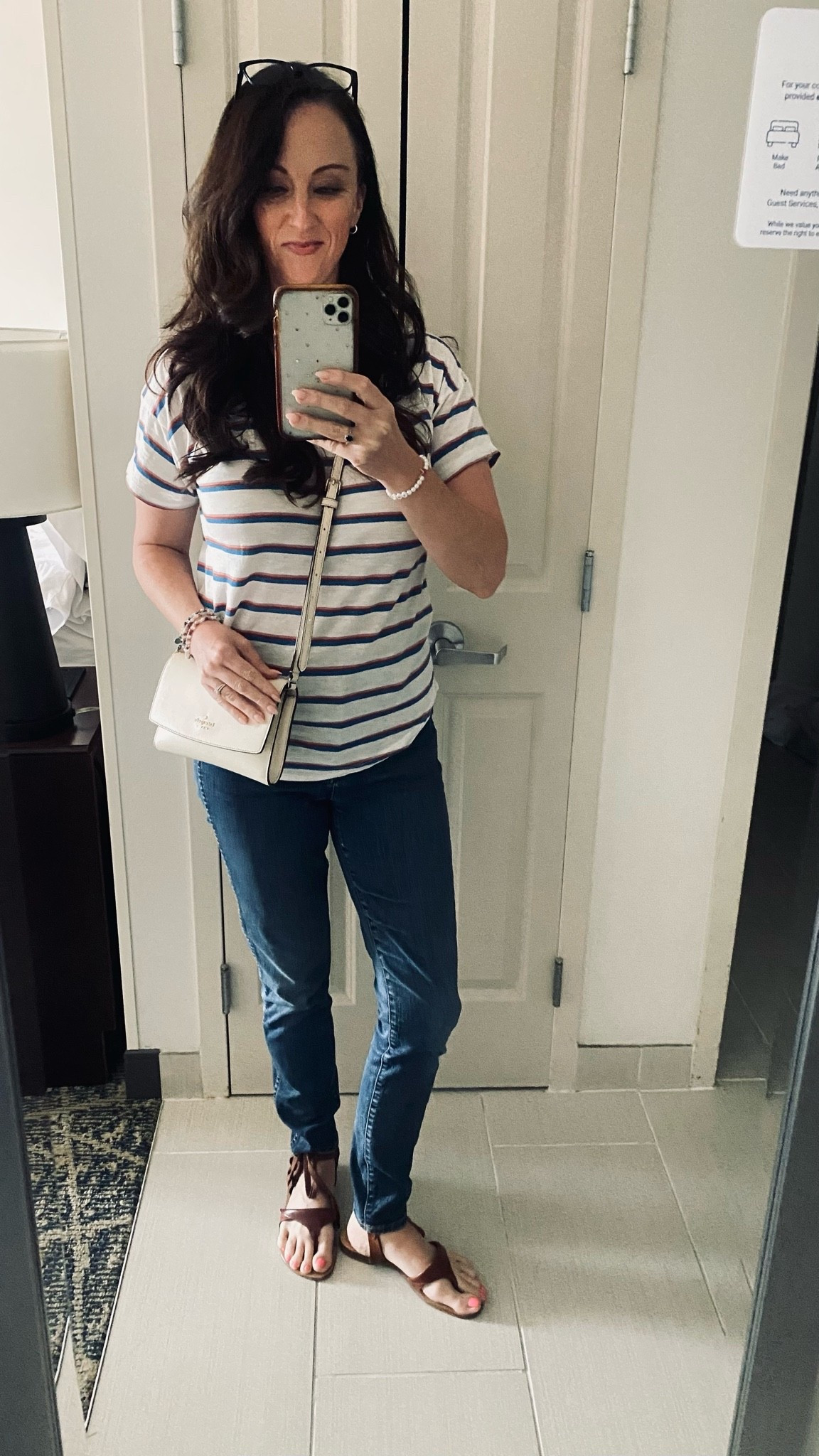 Love me some Madewell! 💙

Today it’s a casual vibe. I’m back to school but on work PTO, so I threw my favorite Madewell jeans and tee into my overnight bag, along with Grear sandals from Sarah Flint and Kate Spade crossbody.

#LTKdayinmylife #LTKootd #LTKOver40