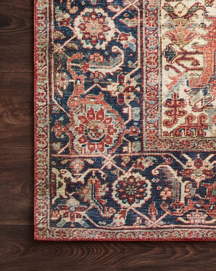 LOLOI Layla Accent Rug - Red/Navy - 5'0" x 7'6" | Nordstromrack | Nordstrom Rack
