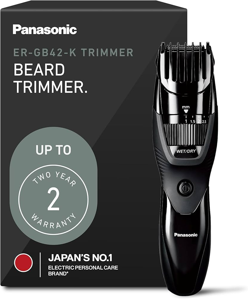 Panasonic Cordless Beard Trimmer for Men with Precision Dial, 19 Adjustable Length Settings, Rech... | Amazon (US)