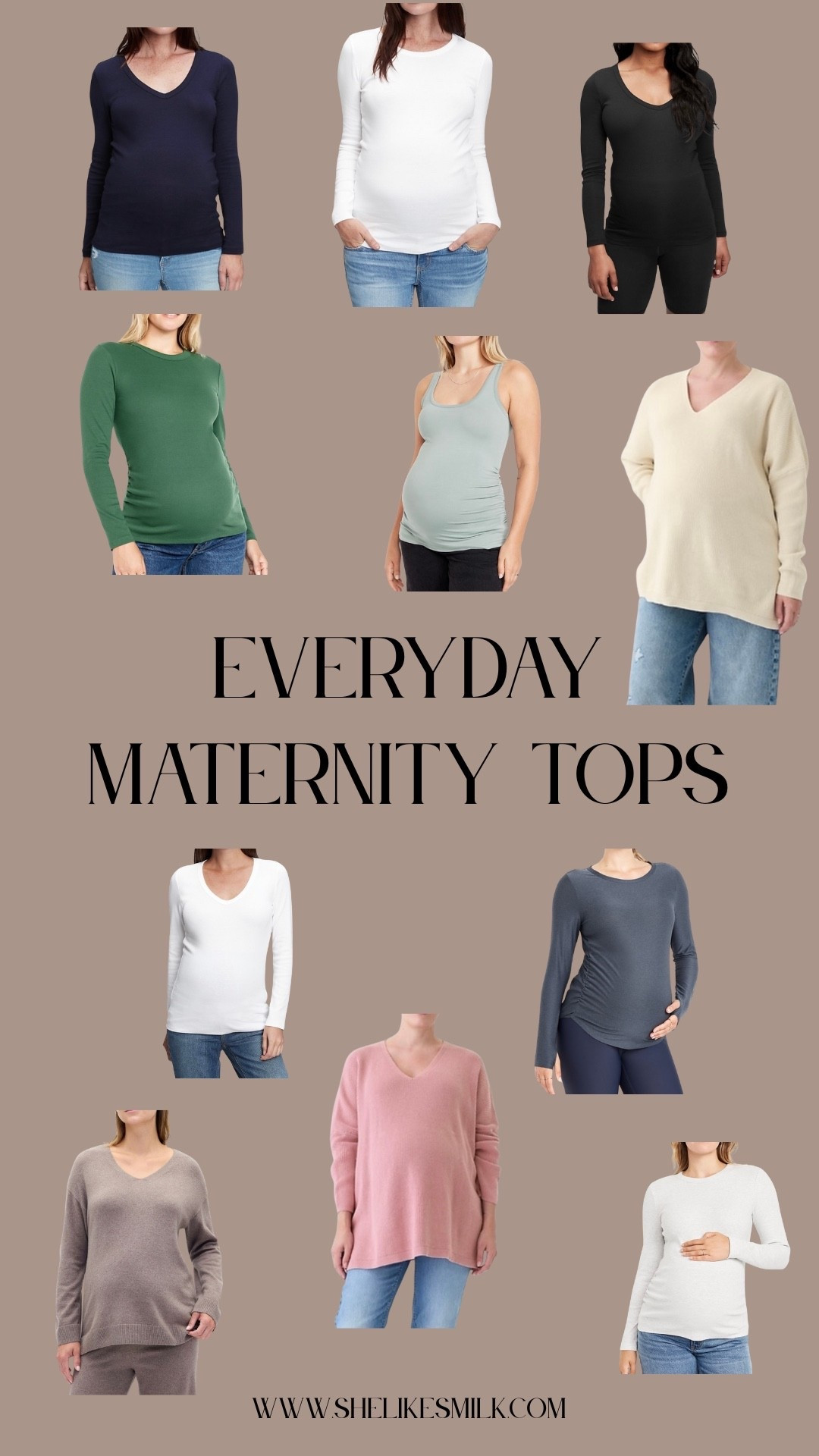 Everyday maternity tops 

#LTKBump #LTKBaby