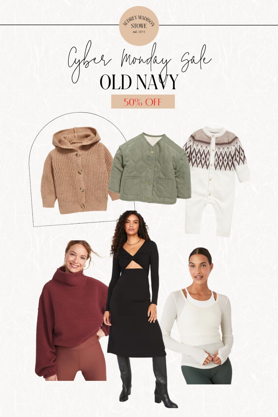 50% off everything at Old Navy today for Cyber Monday! Cutest baby clothes + they’re crushing activewear! 

#LTKHoliday #LTKCyberweek #LTKbaby