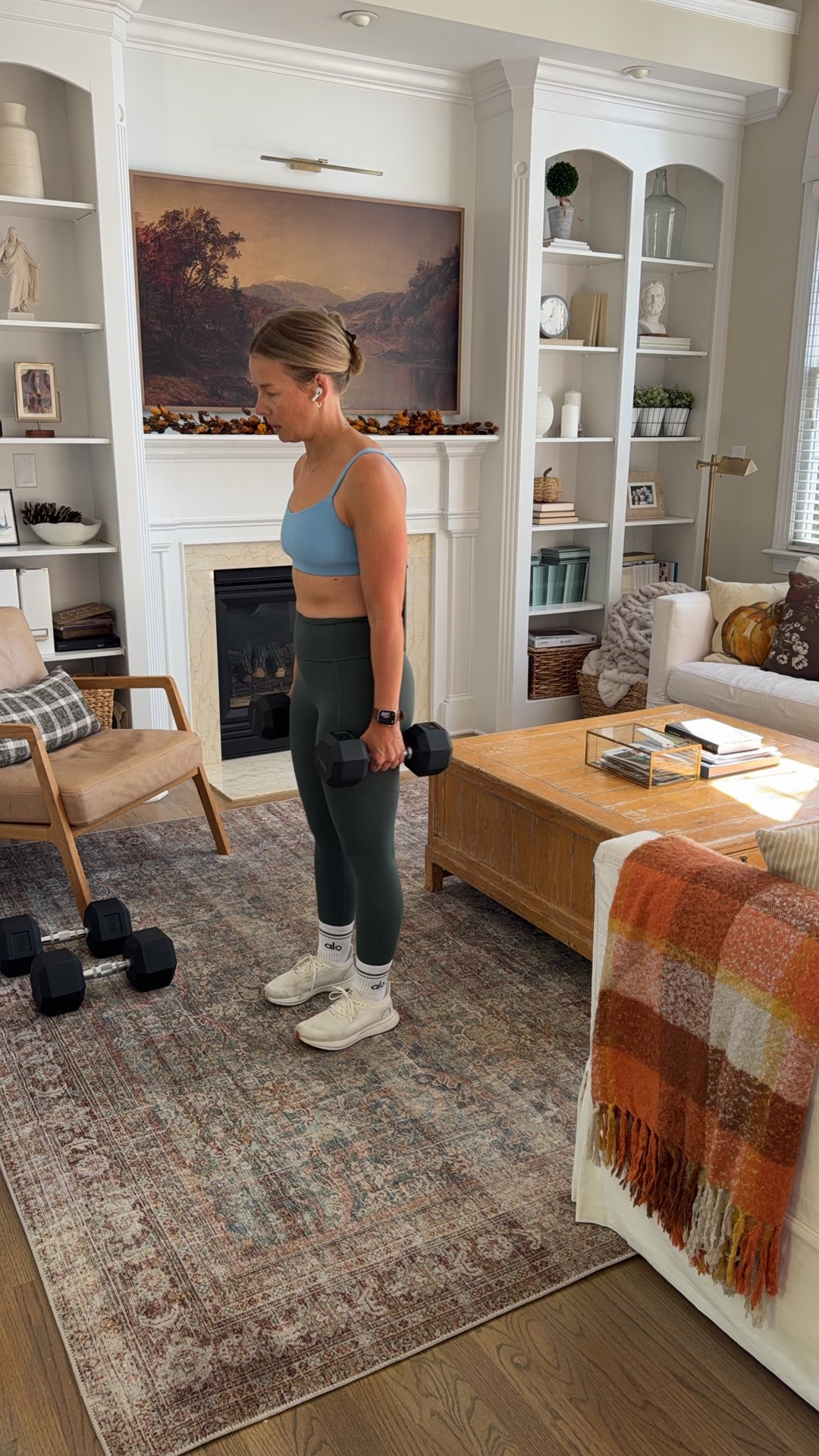 My at-home workout essentials. You don’t need much to have a really effective workout right in your living room!