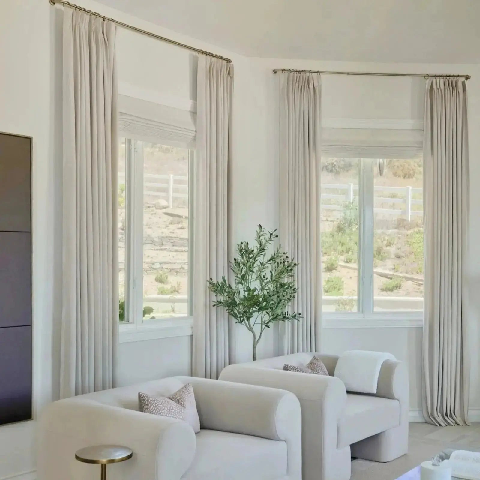 Birkin Velvet Curtain Pleated | TWOPAGES