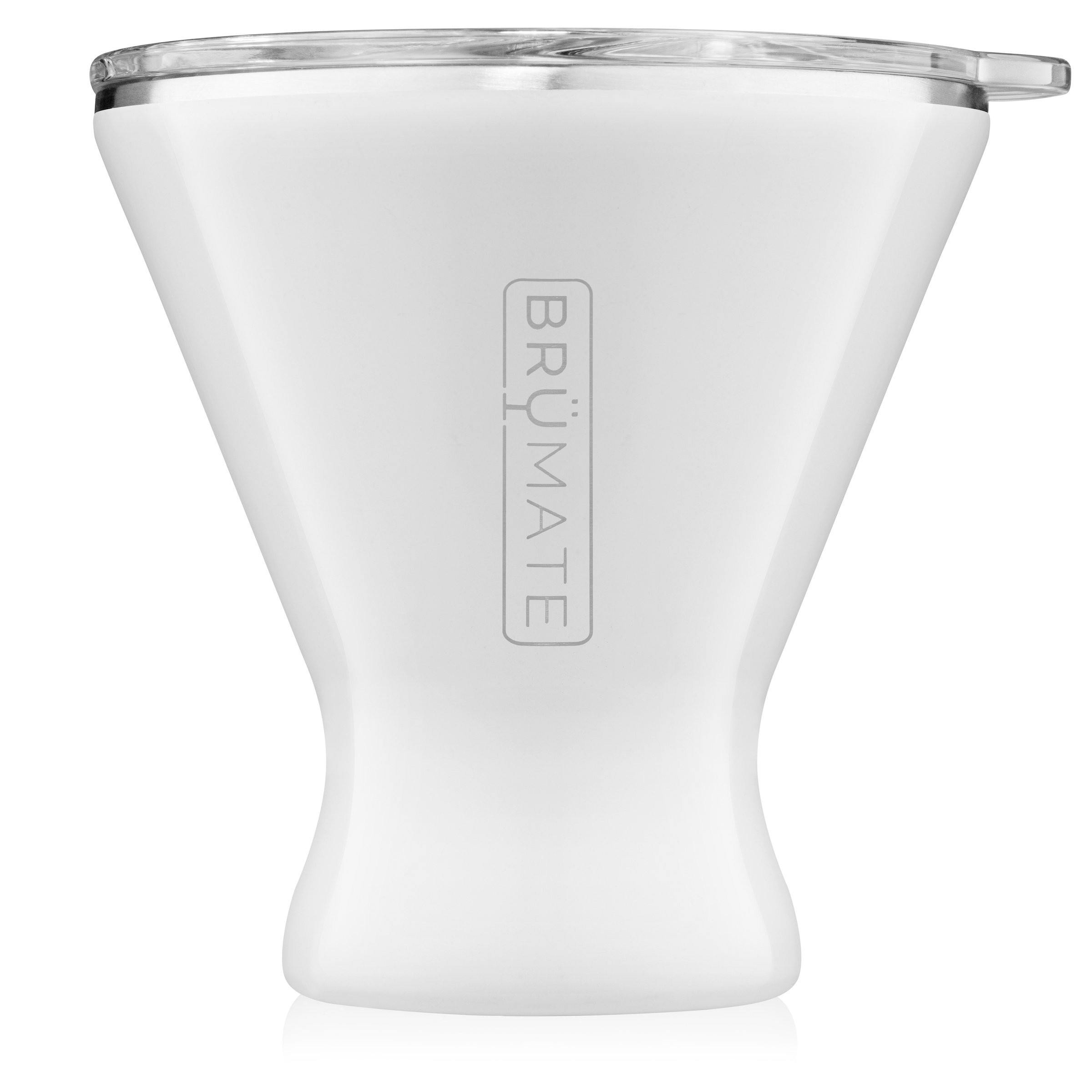 MargTini 10oz Martini / Margarita Tumbler | Ice White | BruMate