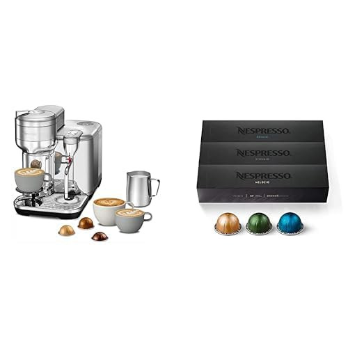 Nespresso Vertuo Creatista Coffee and Espresso Maker by Breville, Brushed Stainless Steel Capsule... | Amazon (US)