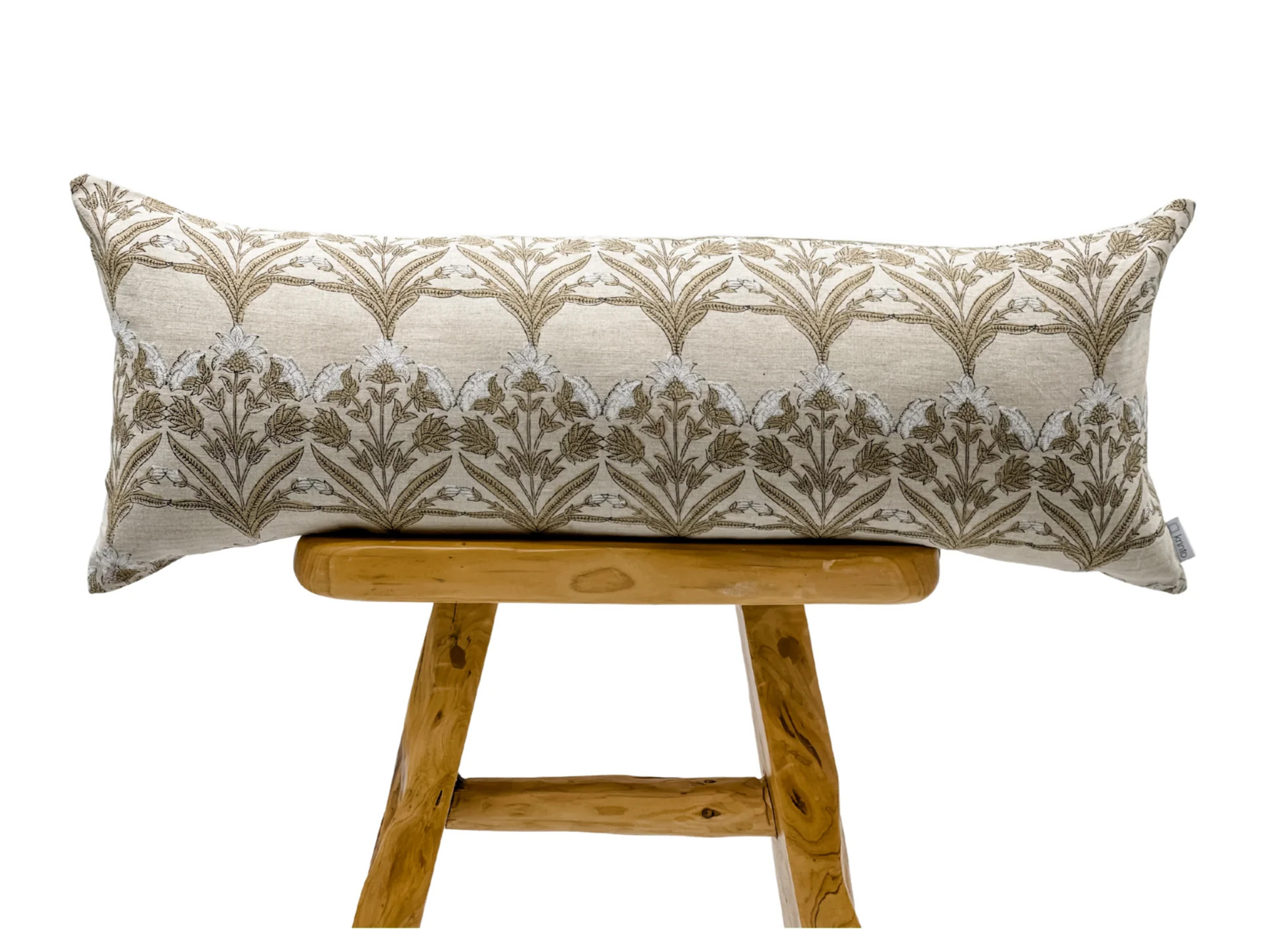 EXTRA LONG VISTA IN TAN BEIGE PILLOW COVER | Krinto