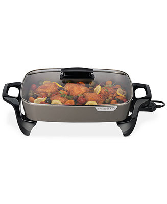 06856 16" Ceramic Electric Skillet | Macy's