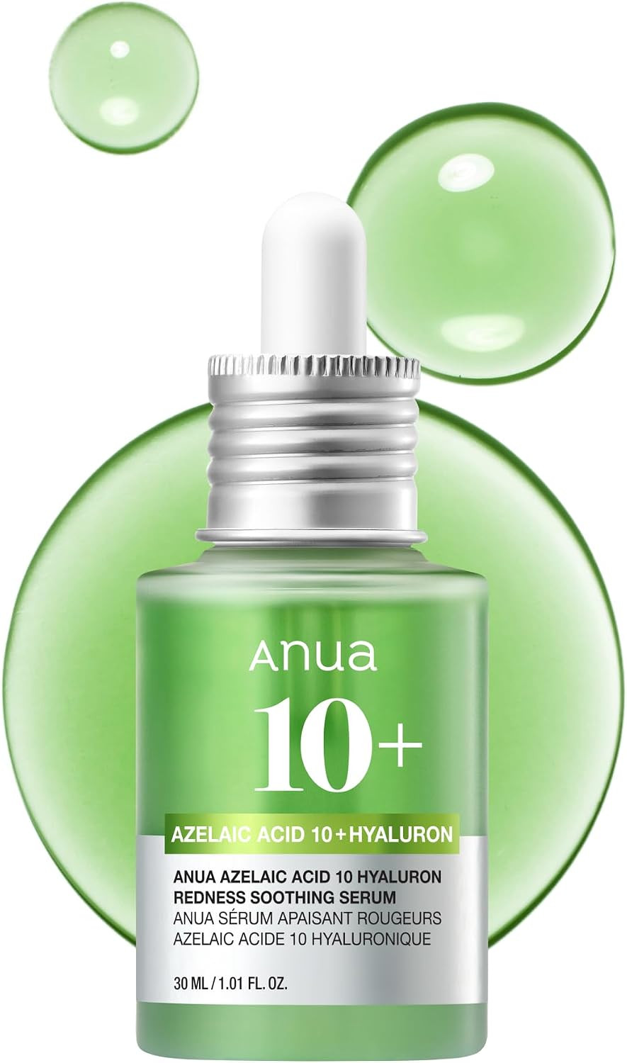 Anua Azelaic Acid 10 Hyaluron Redness Soothing Serum, Facial Serum for Blemish-Prone & Sensitive ... | Amazon (UK)