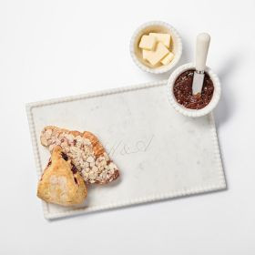 Beaded Marble Appetizer Serving Platter | Mark and Graham