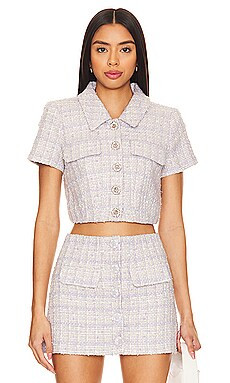 ASTR the Label Mavey Top in Ice Blue from Revolve.com | Revolve Clothing (Global)