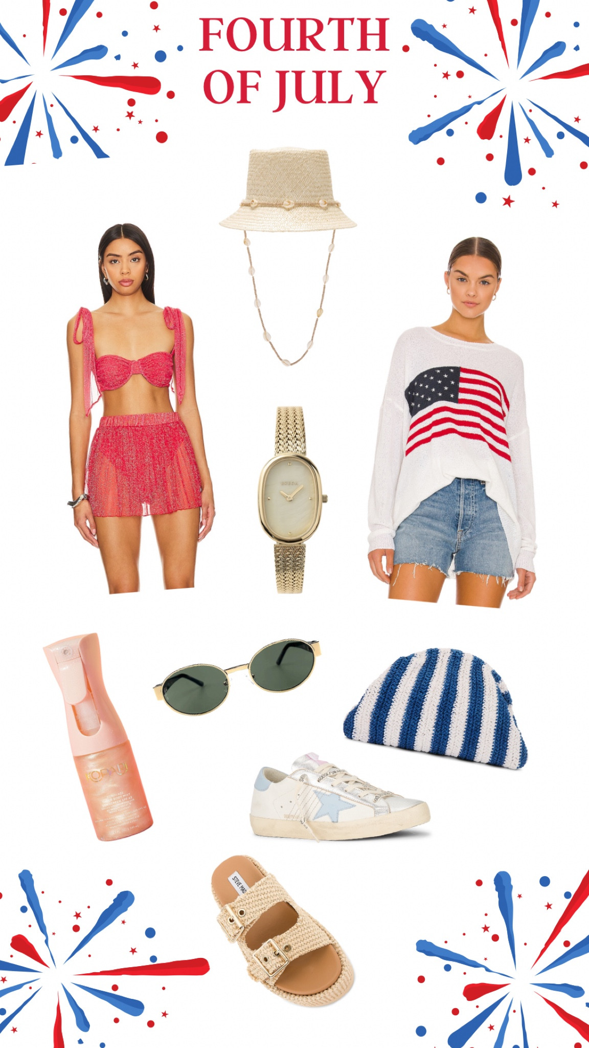 4th of July must haves ✨🇺🇸

#LTKSwim #LTKStyleTip #LTKShoeCrush
