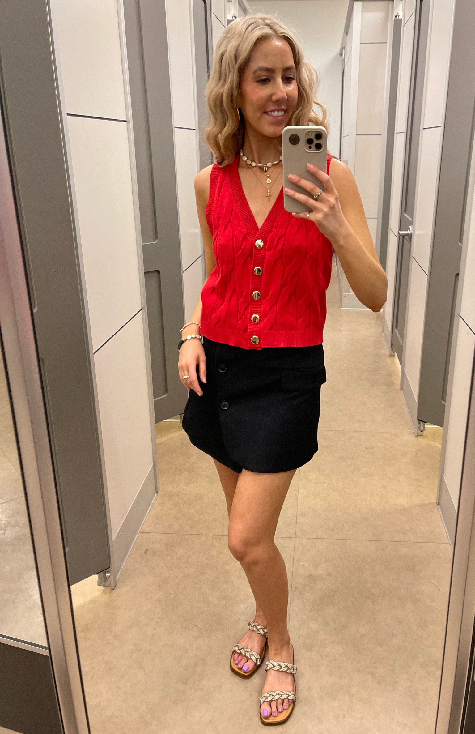 Pop of red is what we all need in our fall wardrobe! 

Elegant classy demure mindful 

Sweater vest moment 

#LTKautumn #LTKstyletip