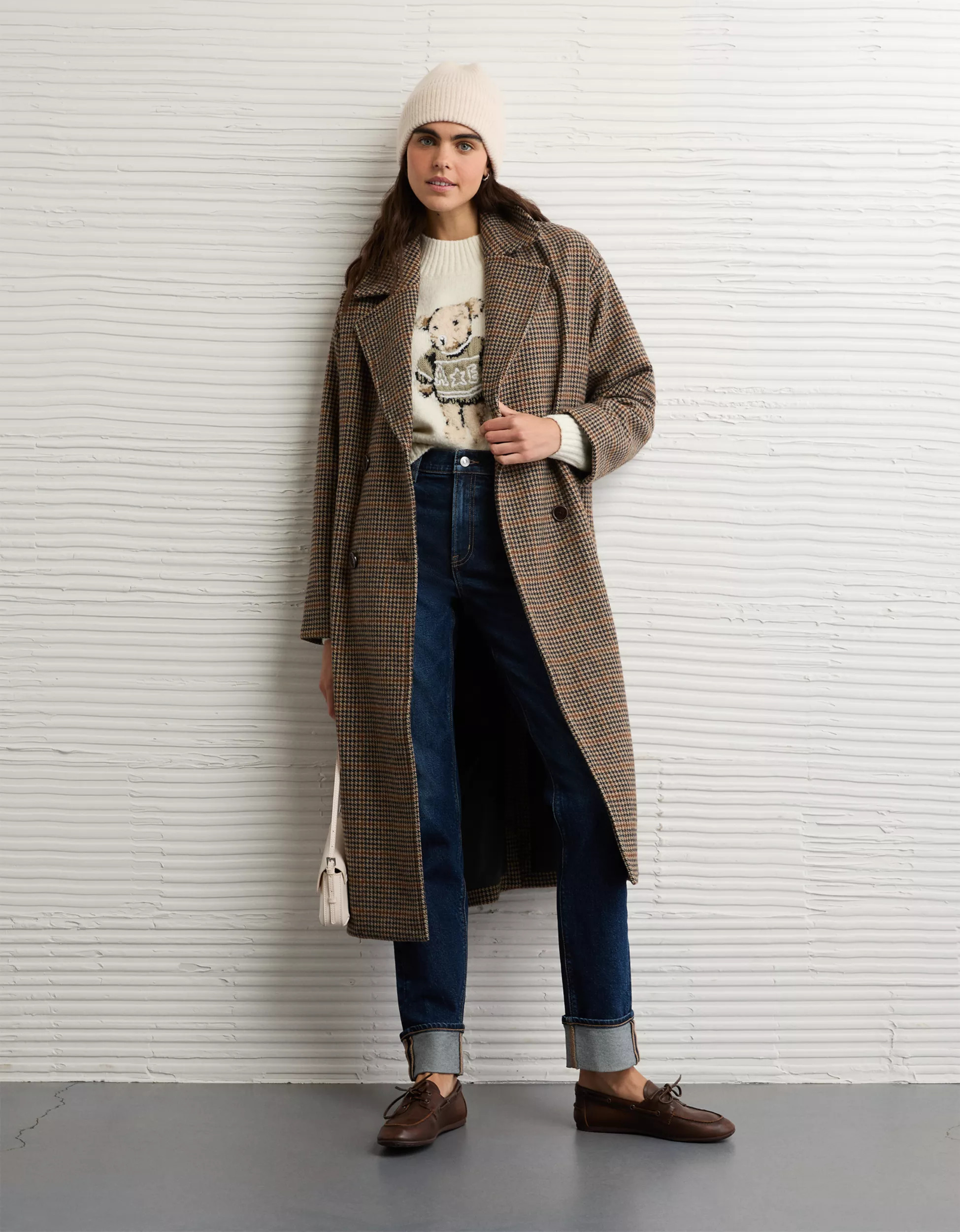 AE Wool Blend Topcoat | American Eagle Outfitters (US & CA)