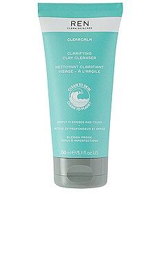 REN Clean Skincare ClearCalm Clarifying Clay Cleanser from Revolve.com | Revolve Clothing (Global)