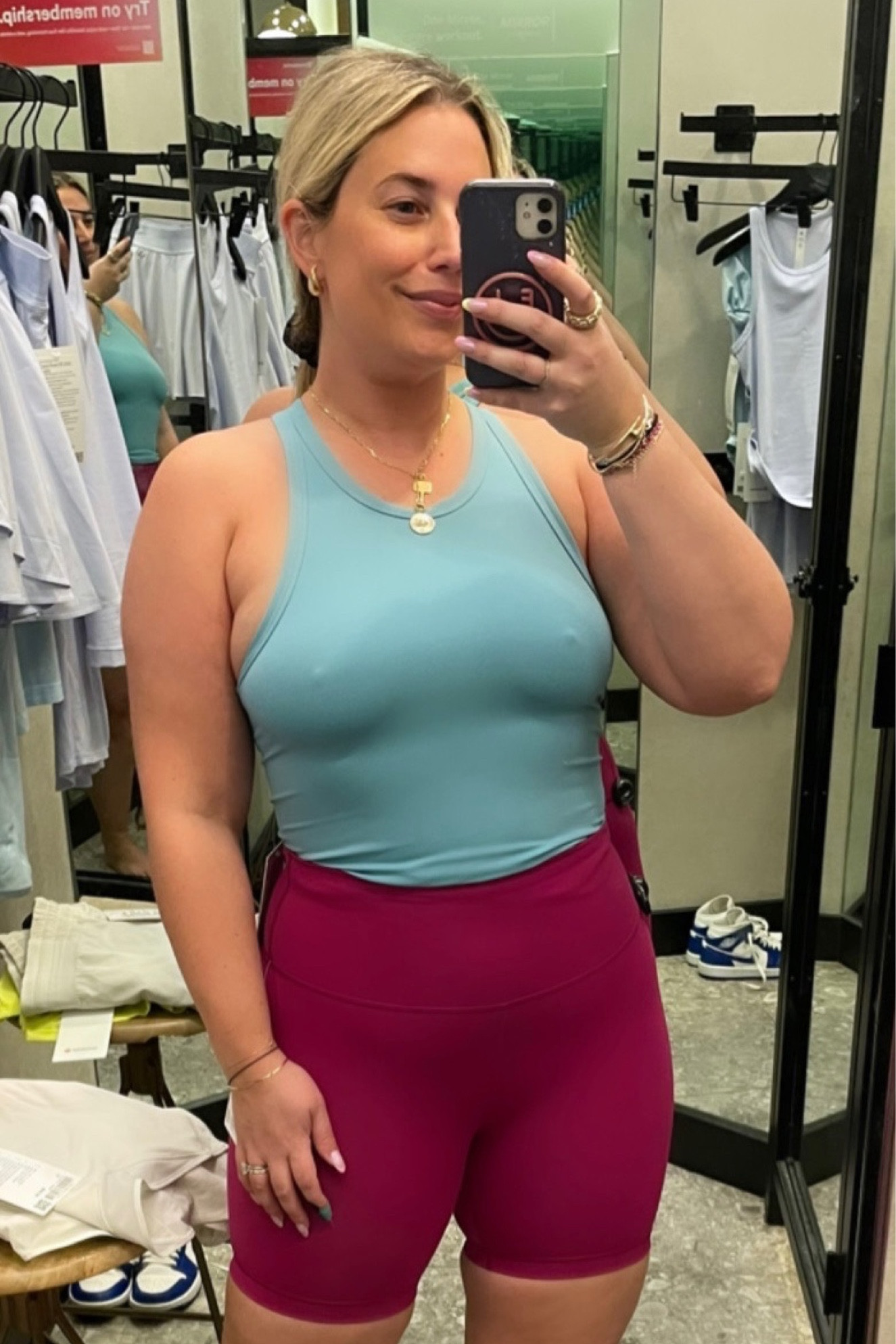 These racerback tops from Lululemon are some of my favorites — daily edit cover from Found by Em